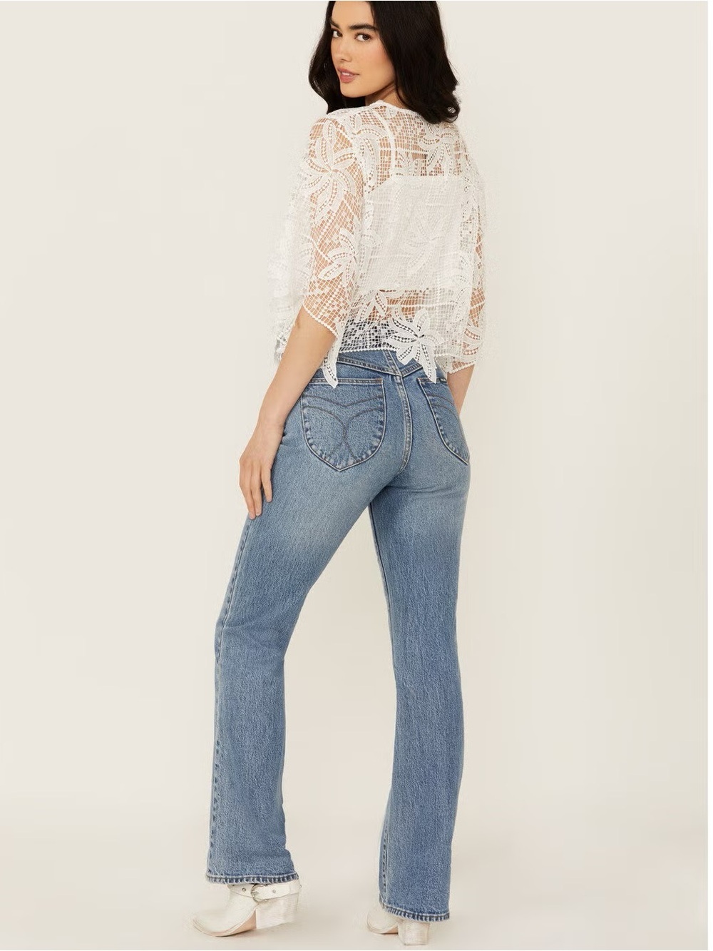 ROLLA'S Dusters Boot Cut High Rise Jeans Light Wash Size 27 Classic Flare
